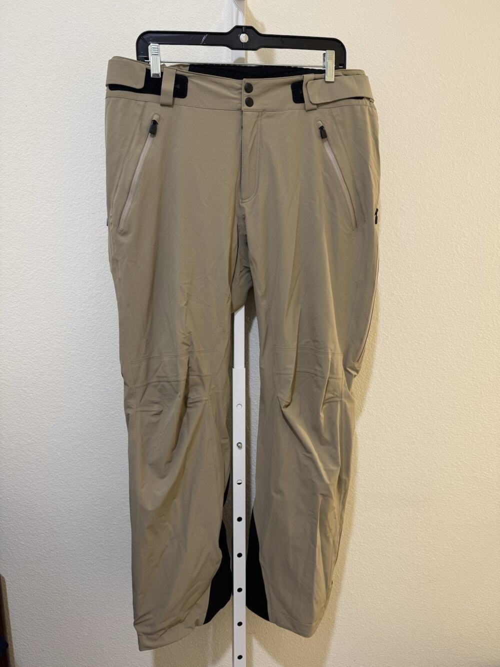 Aztech Mountain Ski Pants Mens XL Beige Snow Insulated Waterproof Snowboard Team
